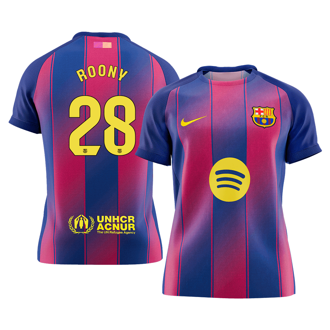 ROONY #28 Barcelona Home Soccer Jersey 2025/26 - gogoalshop