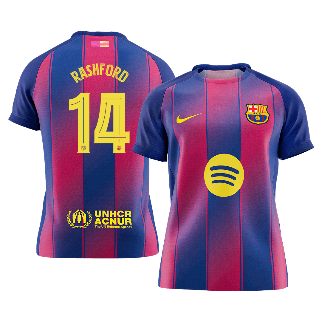 RASHFORD #14 Barcelona Home Soccer Jersey 2025/26 -UCL - gogoalshop