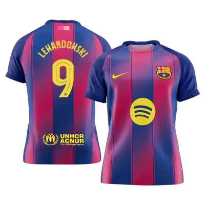 LEWANDOWSKI #9 Barcelona Home Soccer Jersey 2025/26 -UCL - gogoalshop
