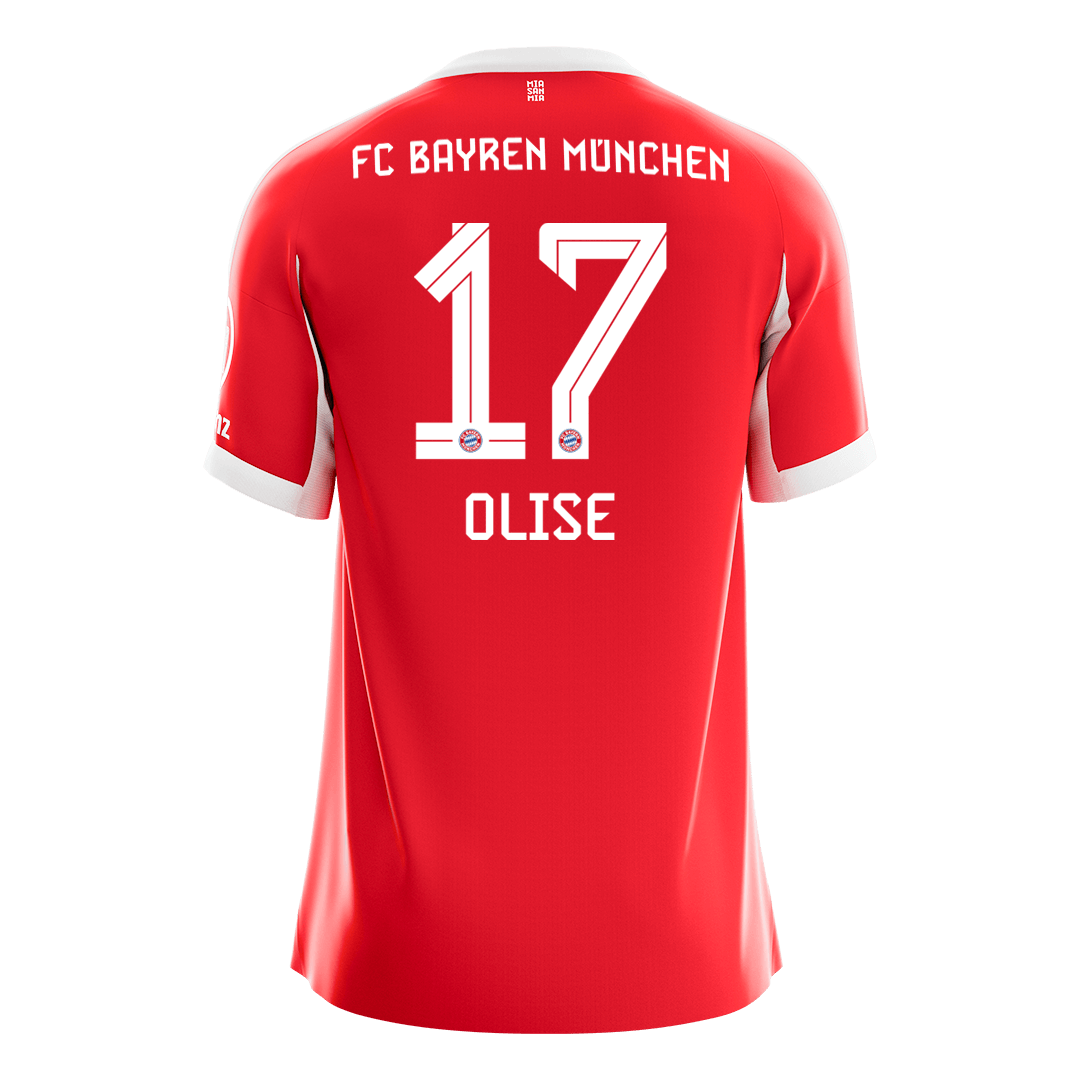 OLISE #17 Bayern Munich Home Soccer Jersey 2025/26 - gogoalshop