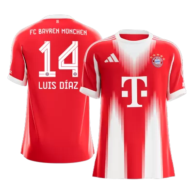LUIS DÍAZ #14 Bayern Munich Home Soccer Jersey 2025/26 - gogoalshop