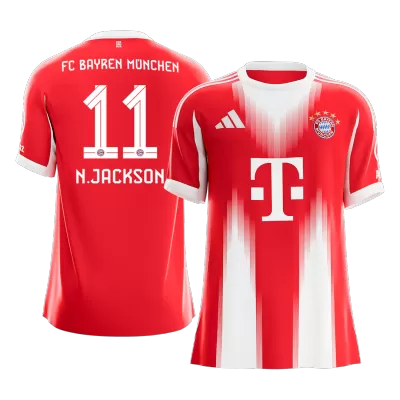 N.JACKSON #11 Bayern Munich Home Soccer Jersey 2025/26 - gogoalshop