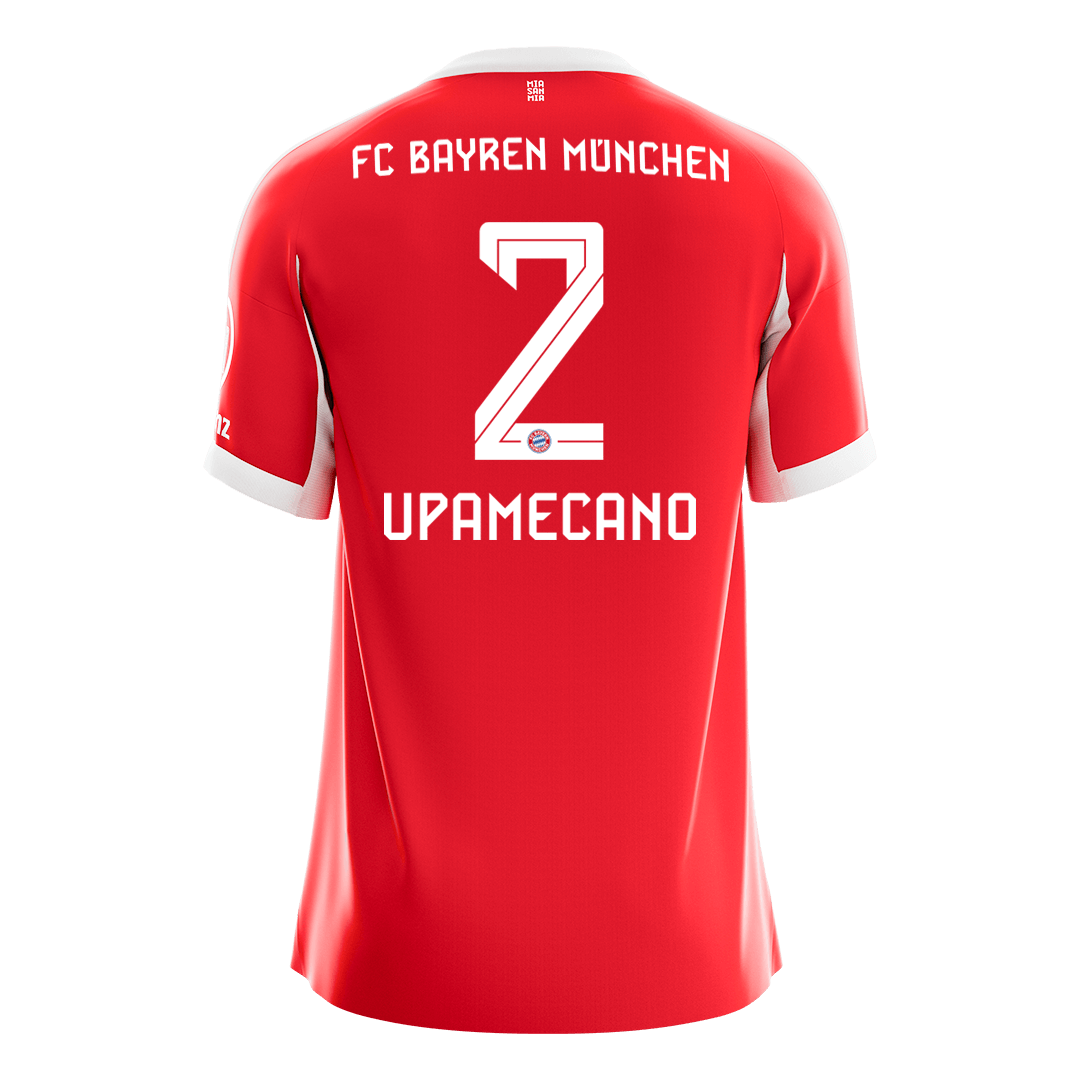 UPAMECANO #2 Bayern Munich Home Soccer Jersey 2025/26 - gogoalshop