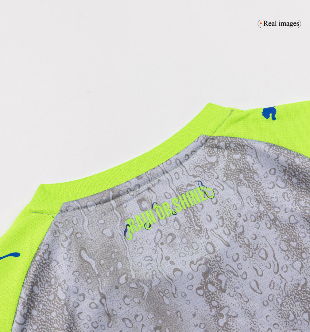 Manchester City Third Away Kids Soccer Jerseys Kit 2025/26 - gogoalshop