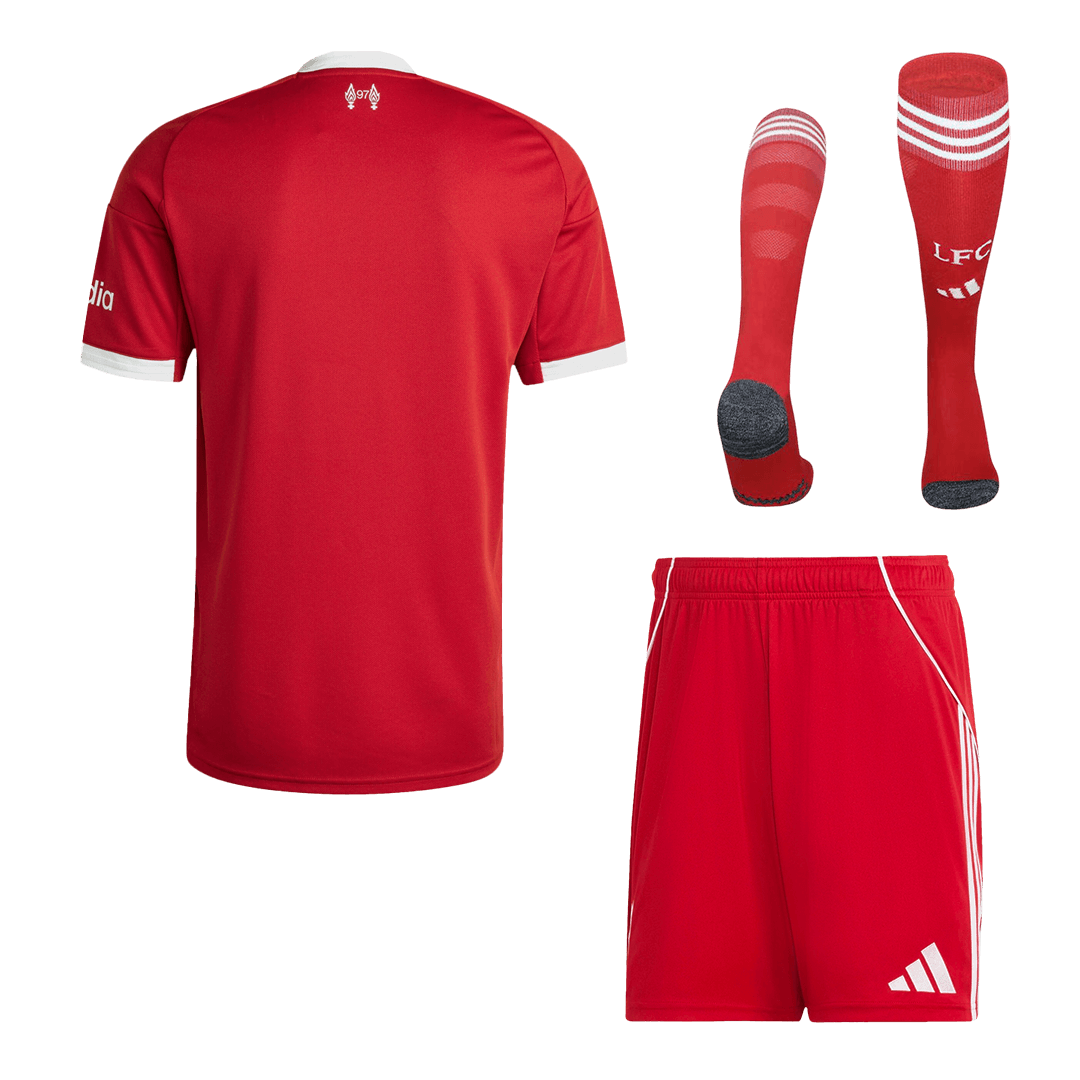Liverpool Home Jerseys Full Kit 2025/26 - gogoalshop