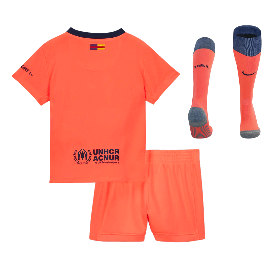 Barcelona Third Away Kids Soccer Jerseys Full Kit 2025/26 - gogoalshop