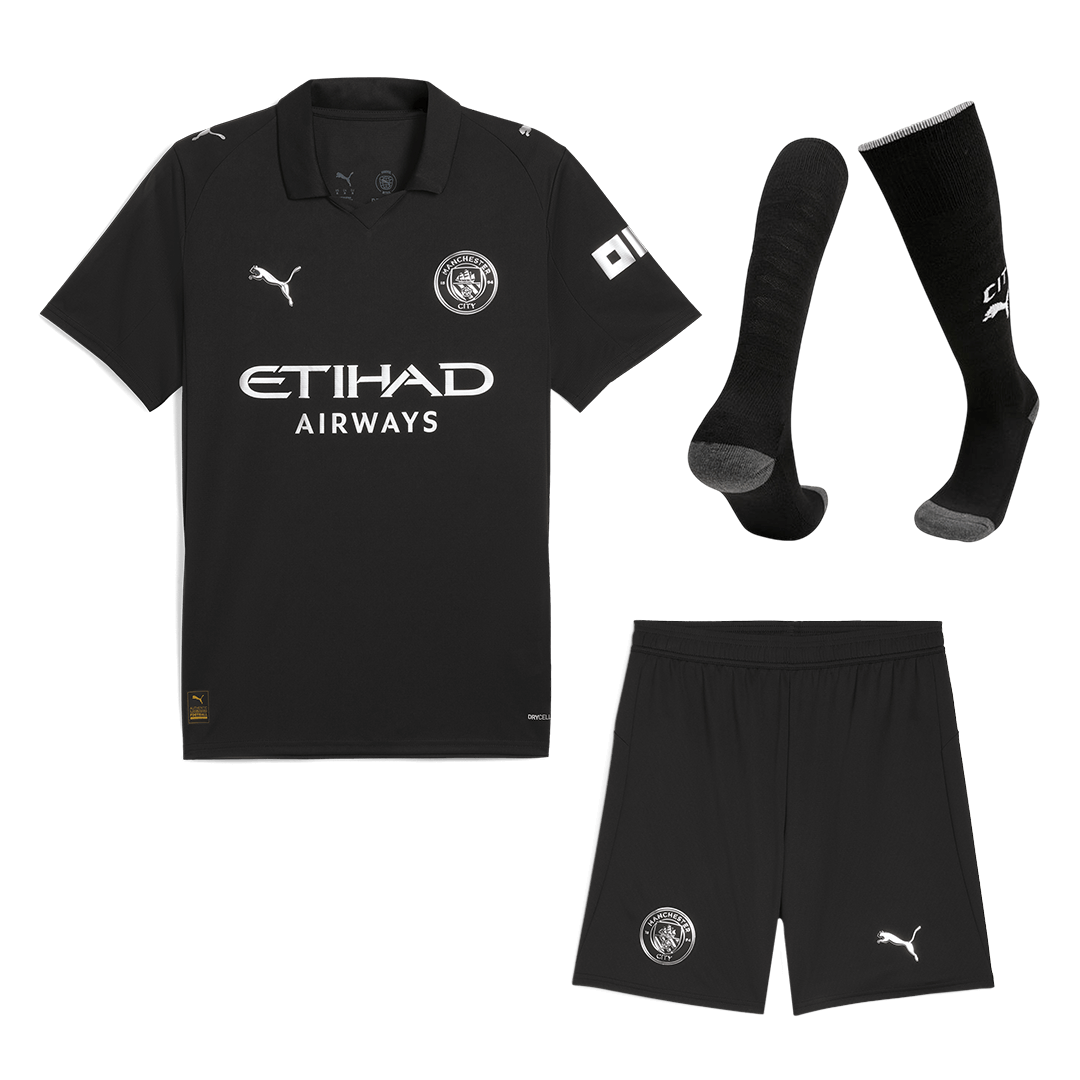 Manchester City Away Jerseys Full Kit 2025/26 - gogoalshop