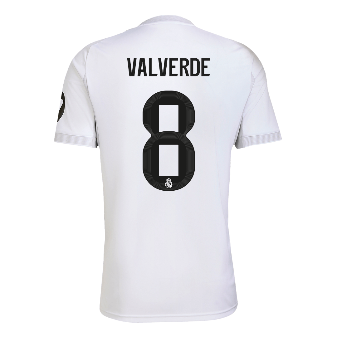 VALVERDE #8 Real Madrid Home Soccer Jersey 2025/26 - gogoalshop