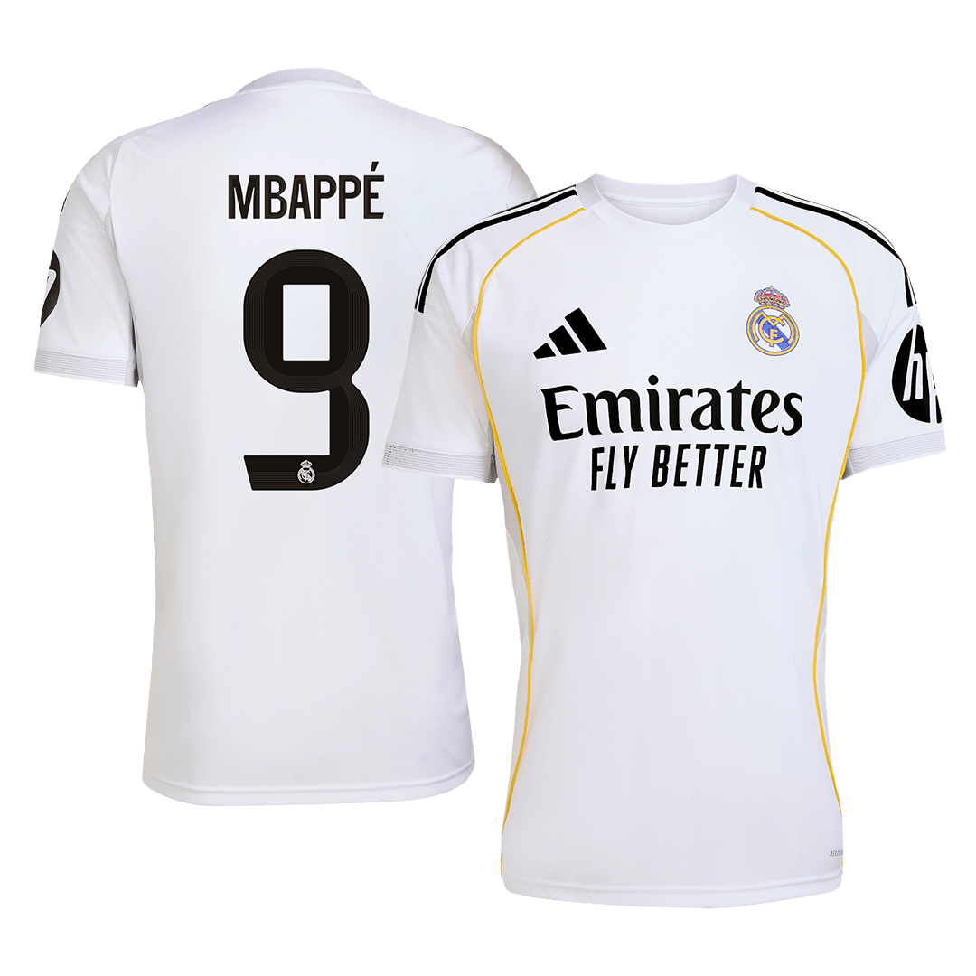 MBAPPÉ #9 Real Madrid Home Soccer Jersey 2025/26 - gogoalshop