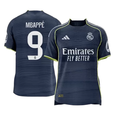 MBAPPÉ #9 Real Madrid Away Authentic Soccer Jersey 2025/26 - gogoalshop