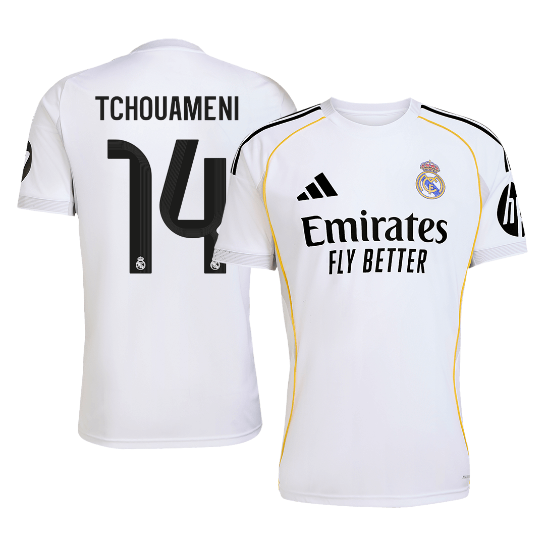 TCHOUAMENI #14 Real Madrid Home Soccer Jersey 2025/26 - gogoalshop
