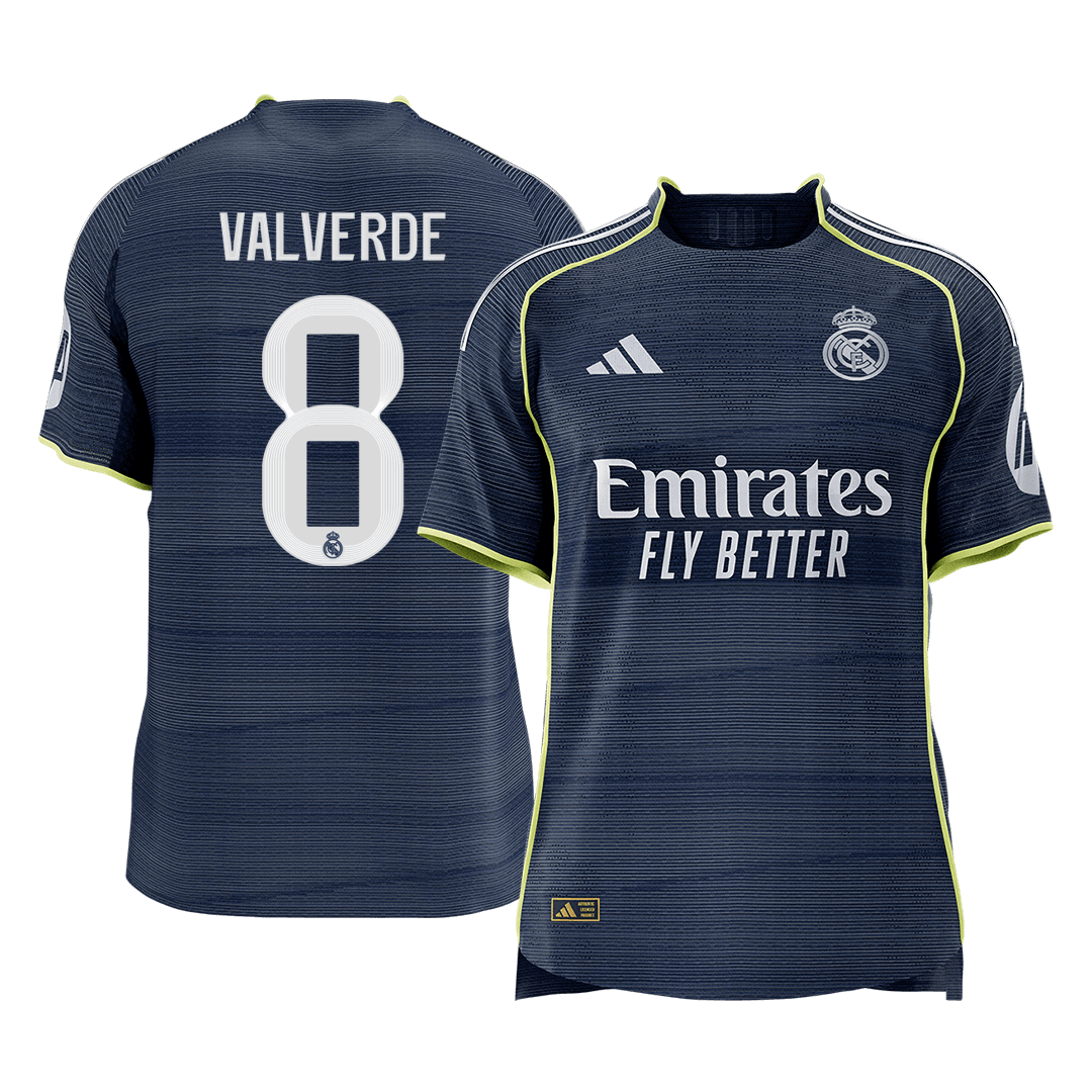 VALVERDE #8 Real Madrid Away Player Version Jersey 2025/26 - gogoalshop