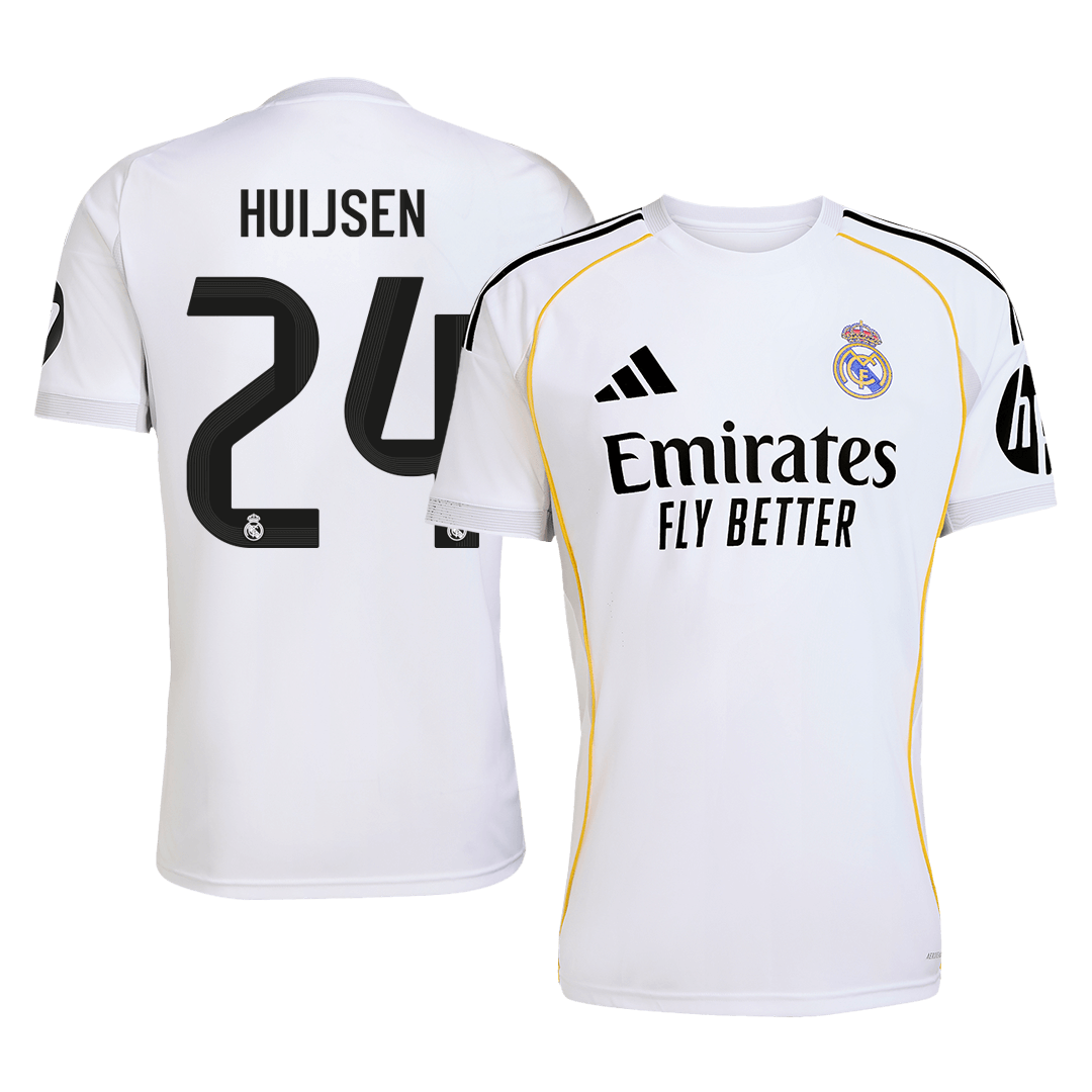 HUIJSEN #24 Real Madrid Home Soccer Jersey 2025/26 - gogoalshop