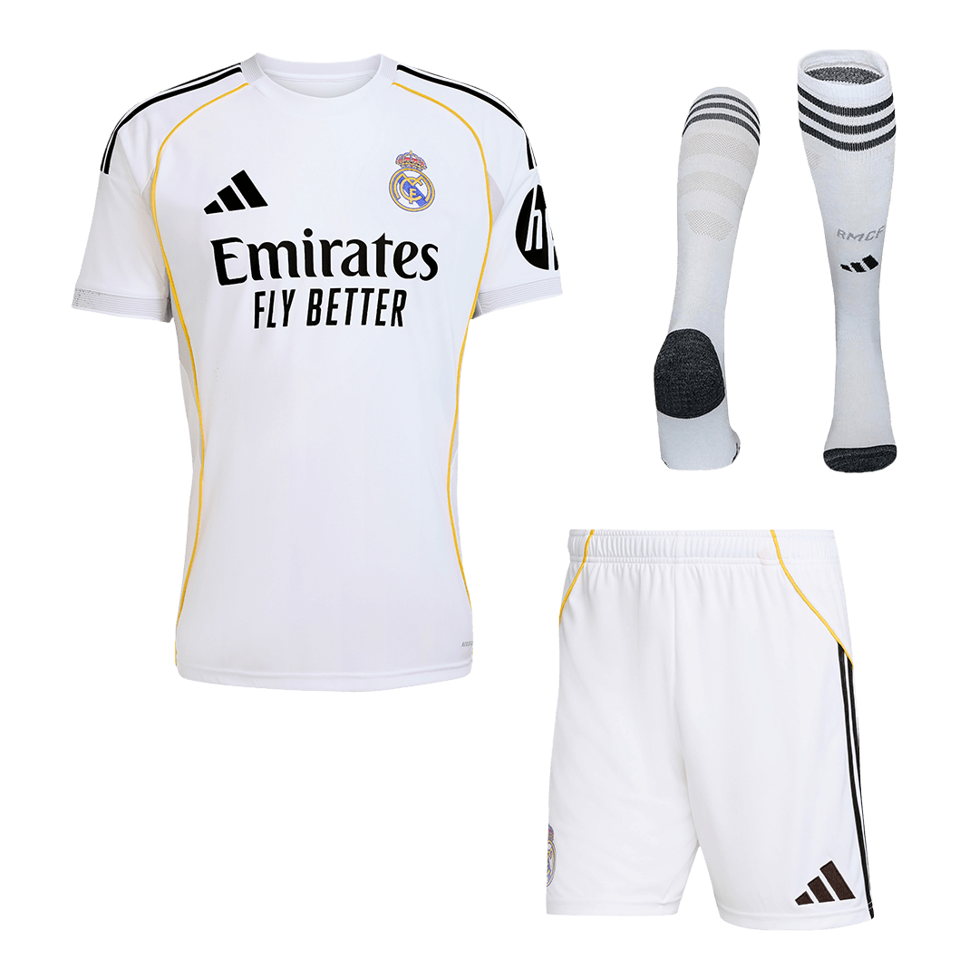 Real Madrid Home Jerseys Full Kit 2025/26 - gogoalshop