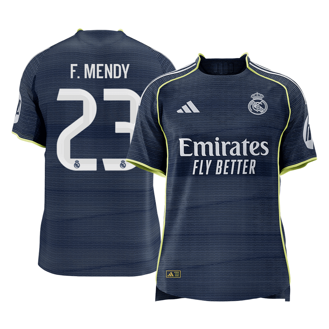 F.MENDY #23 Real Madrid Away Player Version Jersey 2025/26 - gogoalshop