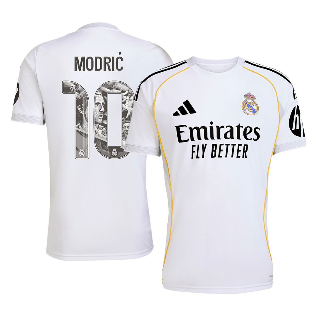 MODRIĆ Special #10 Real Madrid Home Special Soccer Jersey 2025/26 - gogoalshop