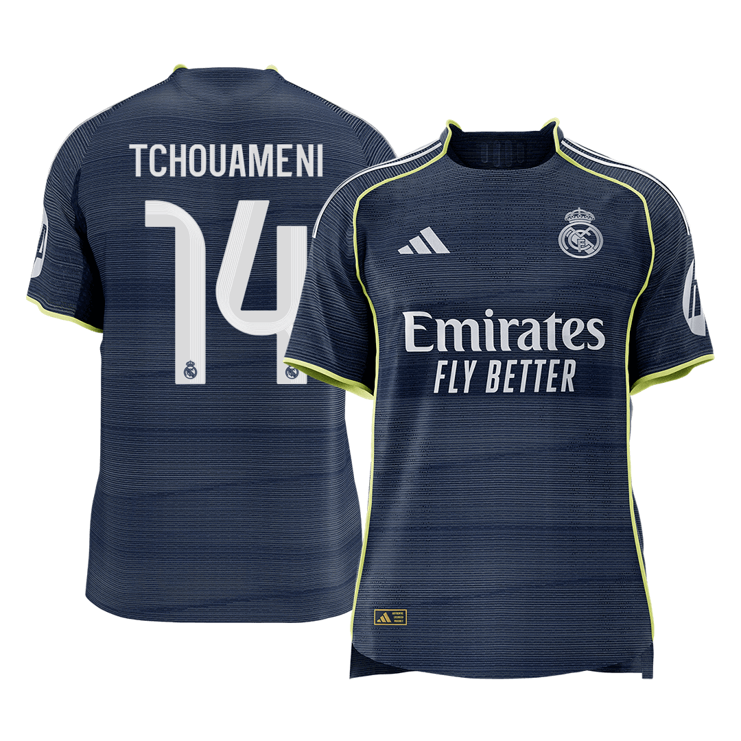 TCHOUAMENI #14 Real Madrid Away Player Version Jersey 2025/26 - gogoalshop