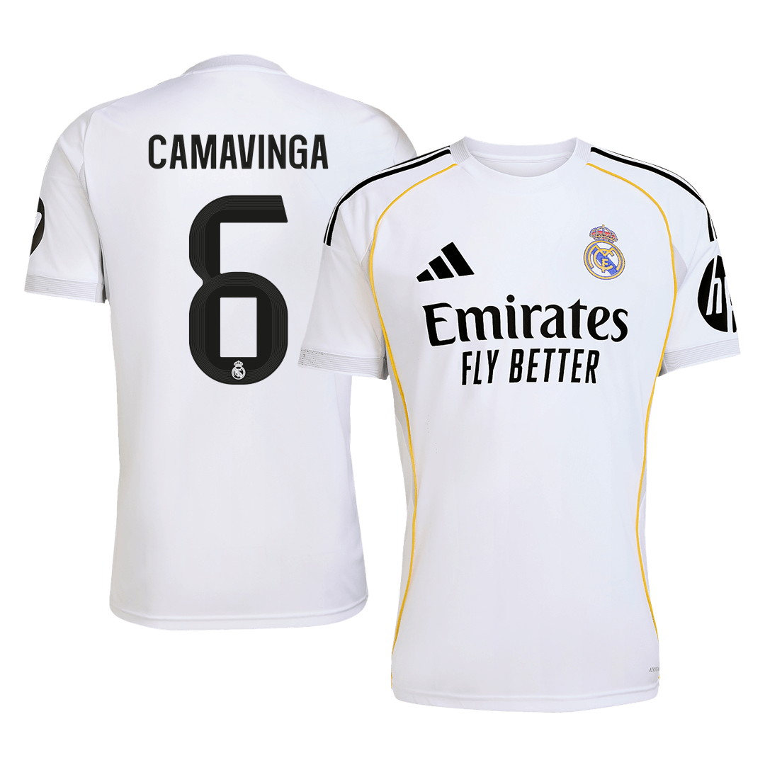 CAMAVINGA #6 Real Madrid Home Soccer Jersey 2025/26 - gogoalshop