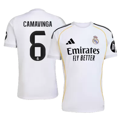CAMAVINGA #6 Real Madrid Home Soccer Jersey 2025/26 - gogoalshop