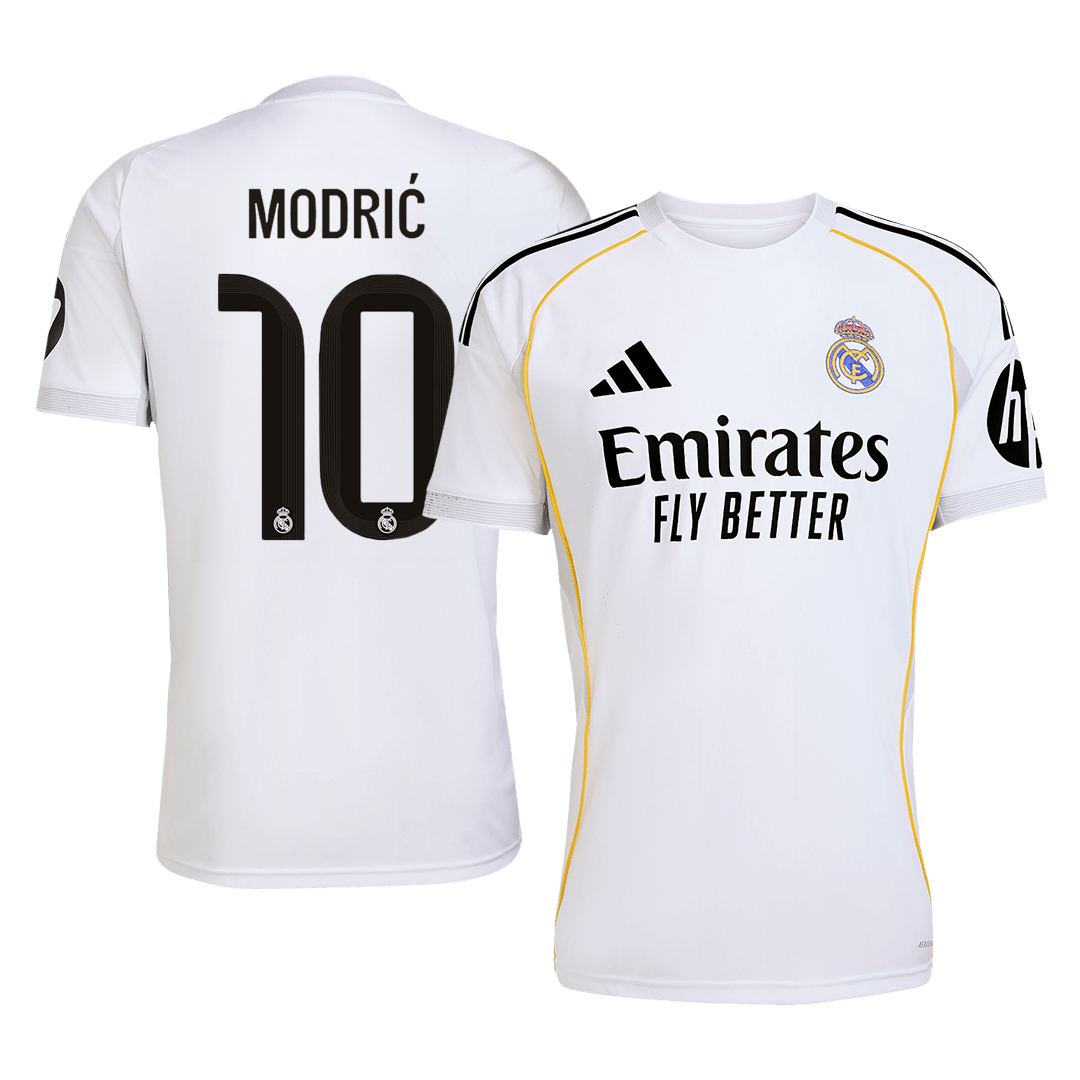 MODRIĆ #10 Real Madrid Home Soccer Jersey 2025/26 - gogoalshop