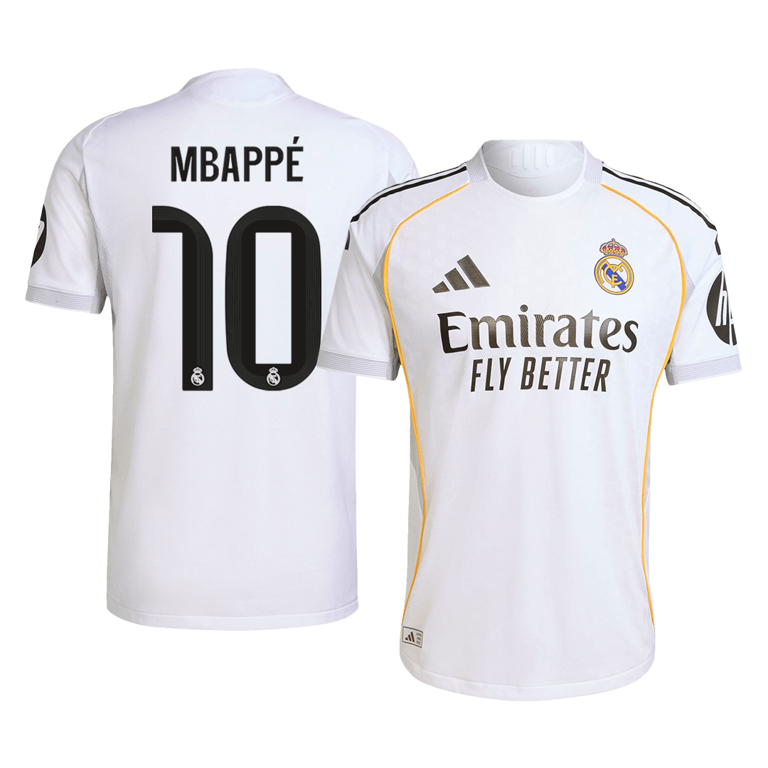 MBAPPÉ #10 Real Madrid Home Soccer Jersey 2025/26 - gogoalshop