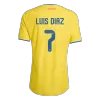 LUIS DíAZ #7 Colombia Home Player Version Jersey World Cup 2026 - gogoalshop