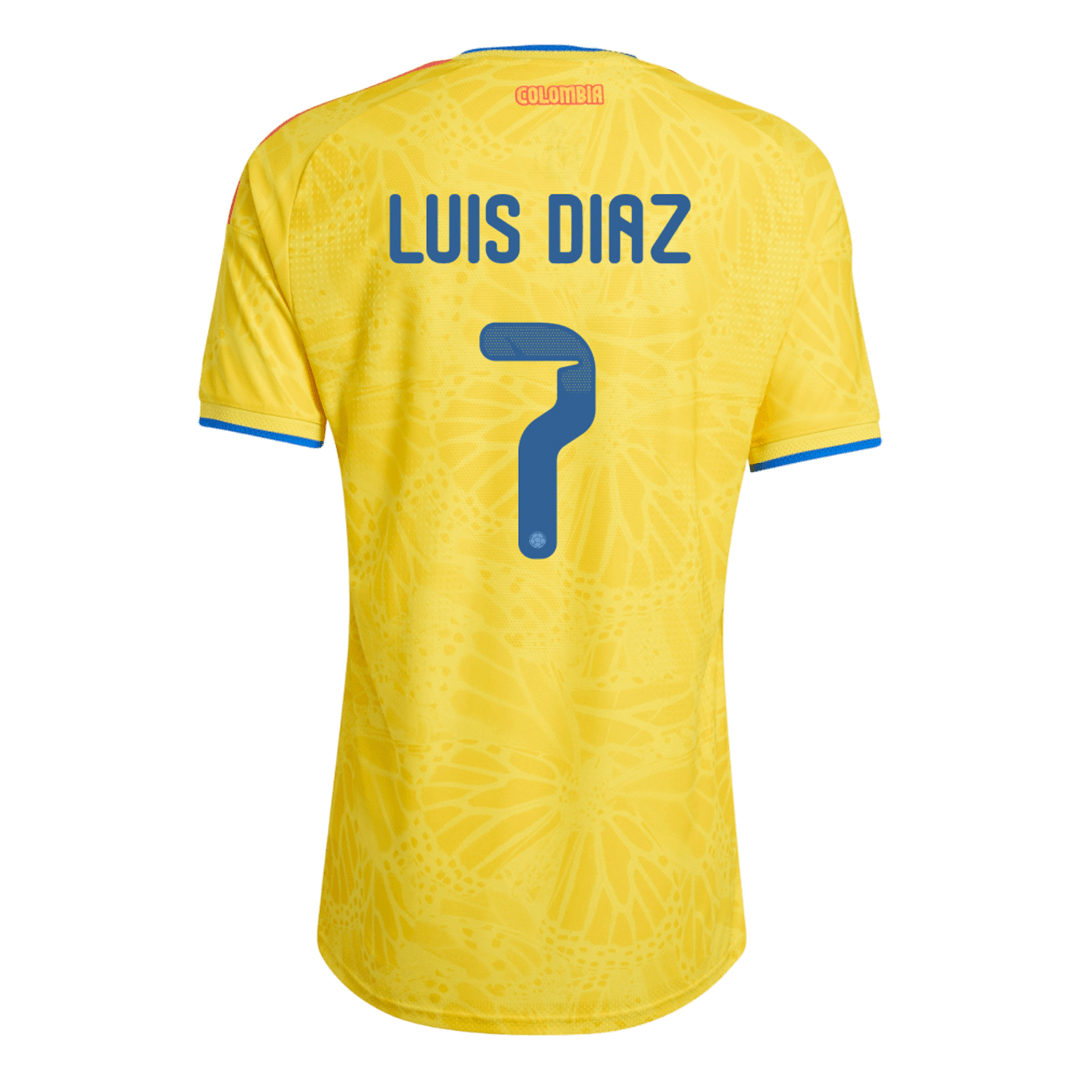 LUIS DíAZ #7 Colombia Home Player Version Jersey World Cup 2026 - gogoalshop