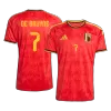 DE BRUYNE #7 Belgium Home Soccer Jersey World Cup 2026 - gogoalshop