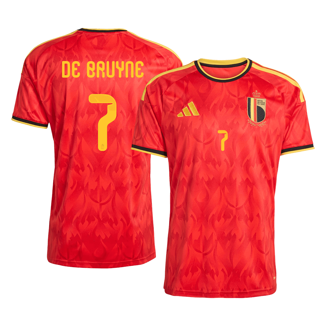 DE BRUYNE #7 Belgium Home Soccer Jersey World Cup 2026 - gogoalshop