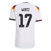 WIRTZ #17 Germany Home Player Version Jersey World Cup 2026 - gogoalshop
