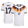 WIRTZ #17 Germany Home Player Version Jersey World Cup 2026 - gogoalshop