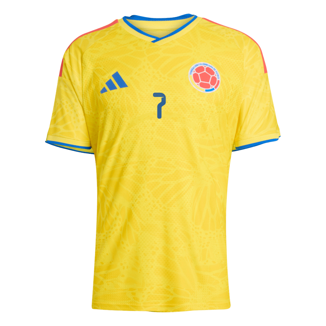 LUIS DíAZ #7 Colombia Home Player Version Jersey World Cup 2026 - gogoalshop