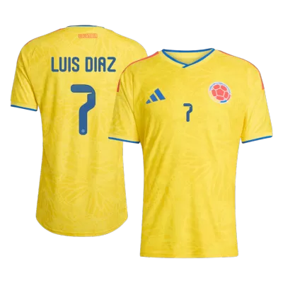 LUIS DíAZ #7 Colombia Home Player Version Jersey World Cup 2026 - gogoalshop