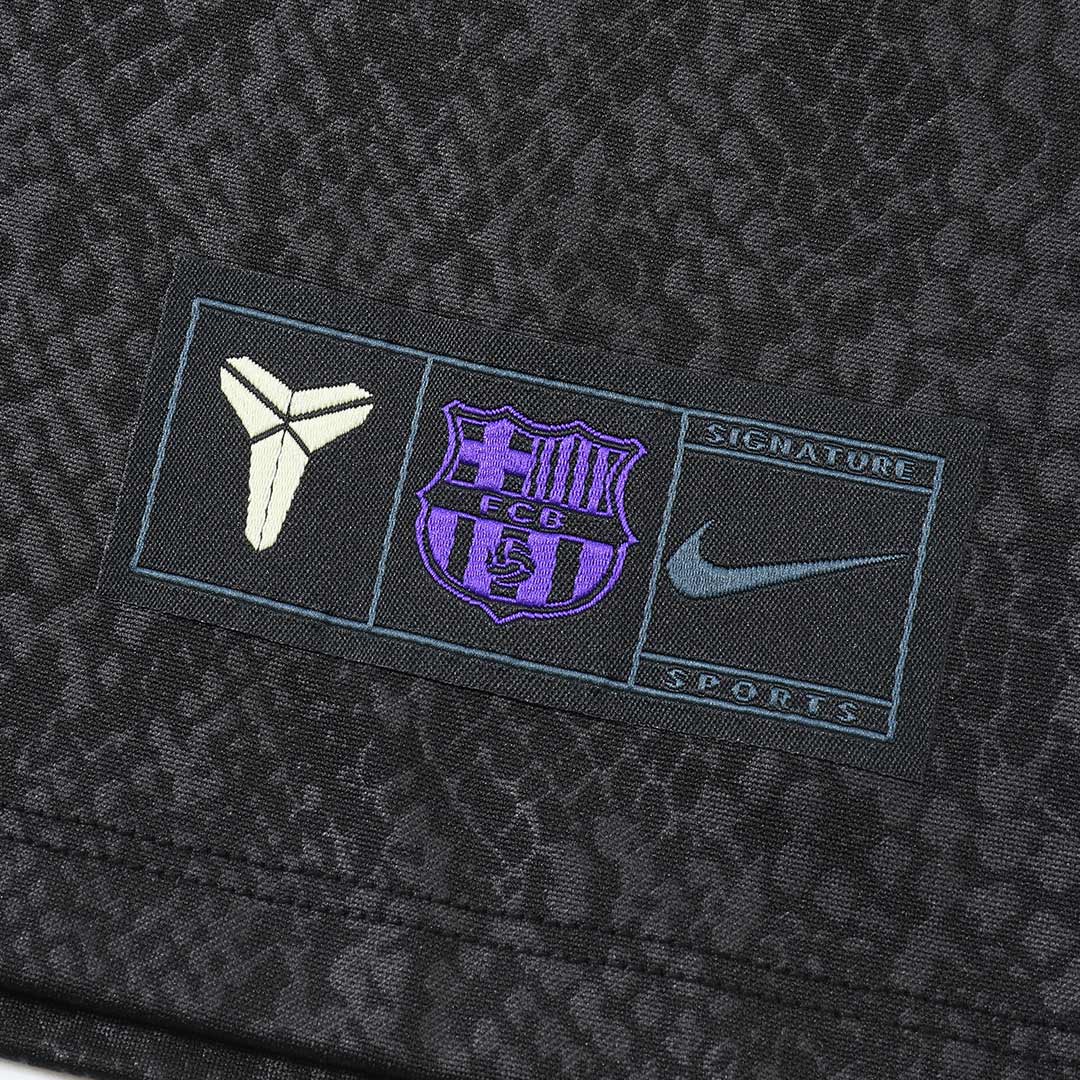 Barcelona 1/4 Zip Tracksuit 2025/26 Black - gogoalshop