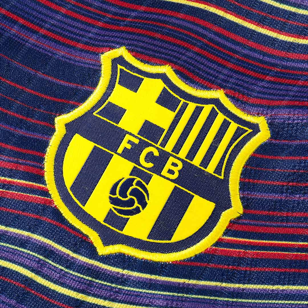 Barcelona 1/4 Zip Tracksuit 2025/26 Kids Colorful - gogoalshop