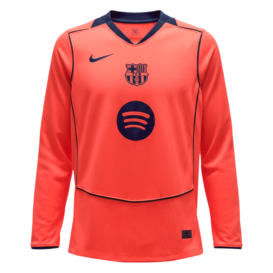 Barcelona Third Away Long Sleeve Jersey 2025/26 | Gogoalshop