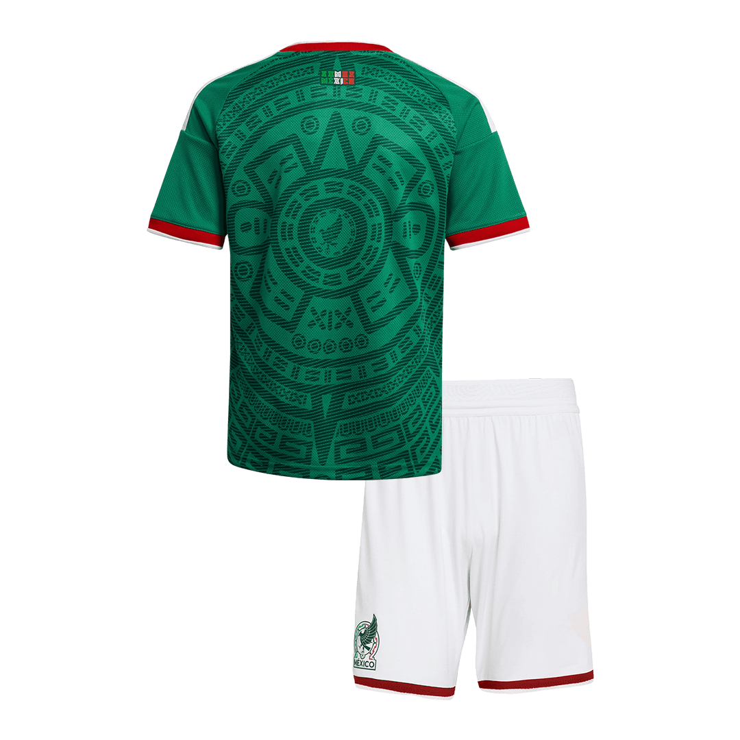 Mexico Home Kids Soccer Jerseys Kit World Cup 2026 - gogoalshop