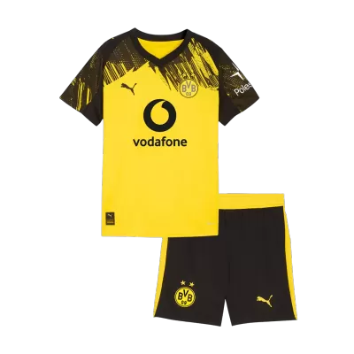 Borussia Dortmund Home Kids Soccer Jerseys Kit 2025/26 - gogoalshop