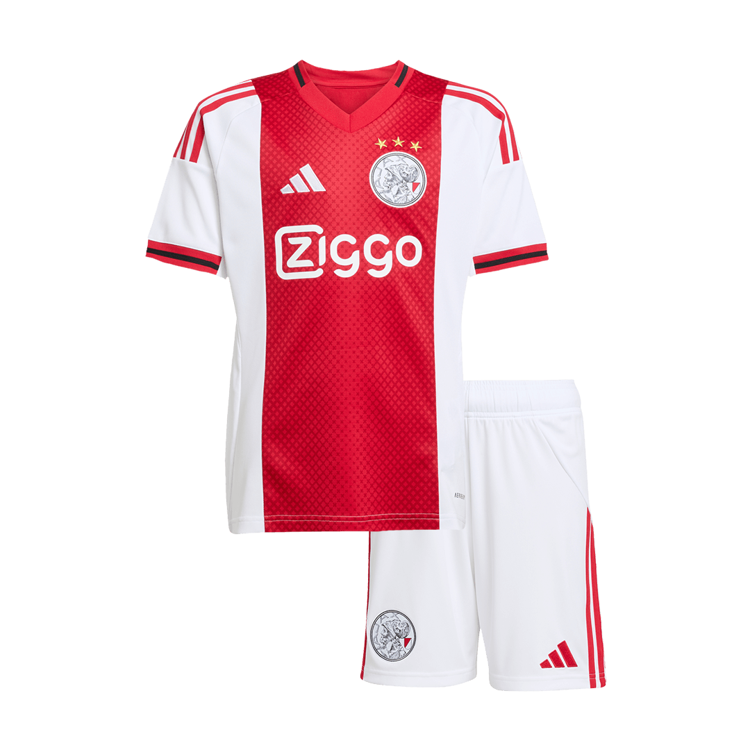 Ajax Home Kids Soccer Jerseys Kit 2025/26 - gogoalshop