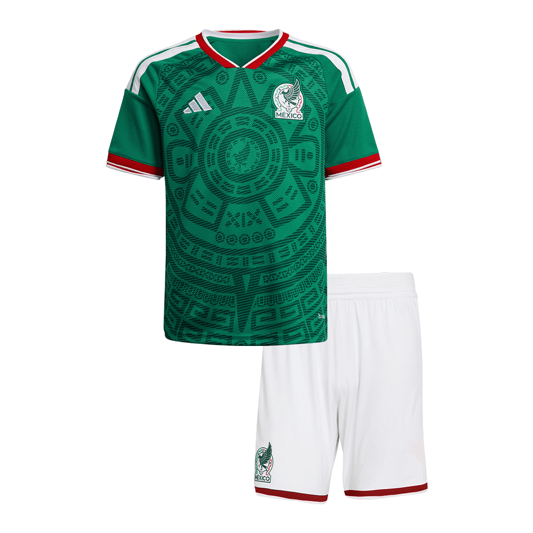 Mexico Home Kids Soccer Jerseys Kit World Cup 2026 - gogoalshop