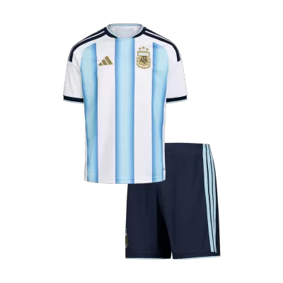Argentina Home Kids Soccer Jerseys Kit 2025/26 - gogoalshop