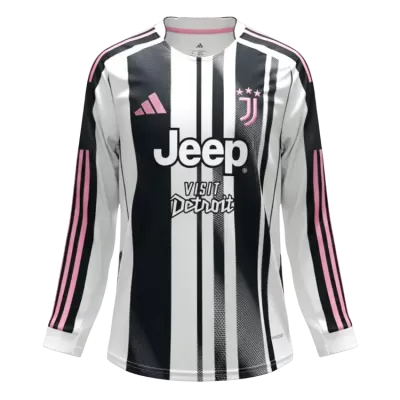 Juventus Home Long Sleeve Jersey 2025/26 - gogoalshop