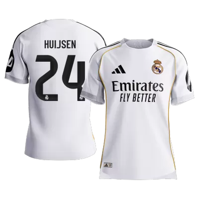 HUIJSEN #24 Real Madrid Home Authentic Soccer Jersey 2025/26 - gogoalshop