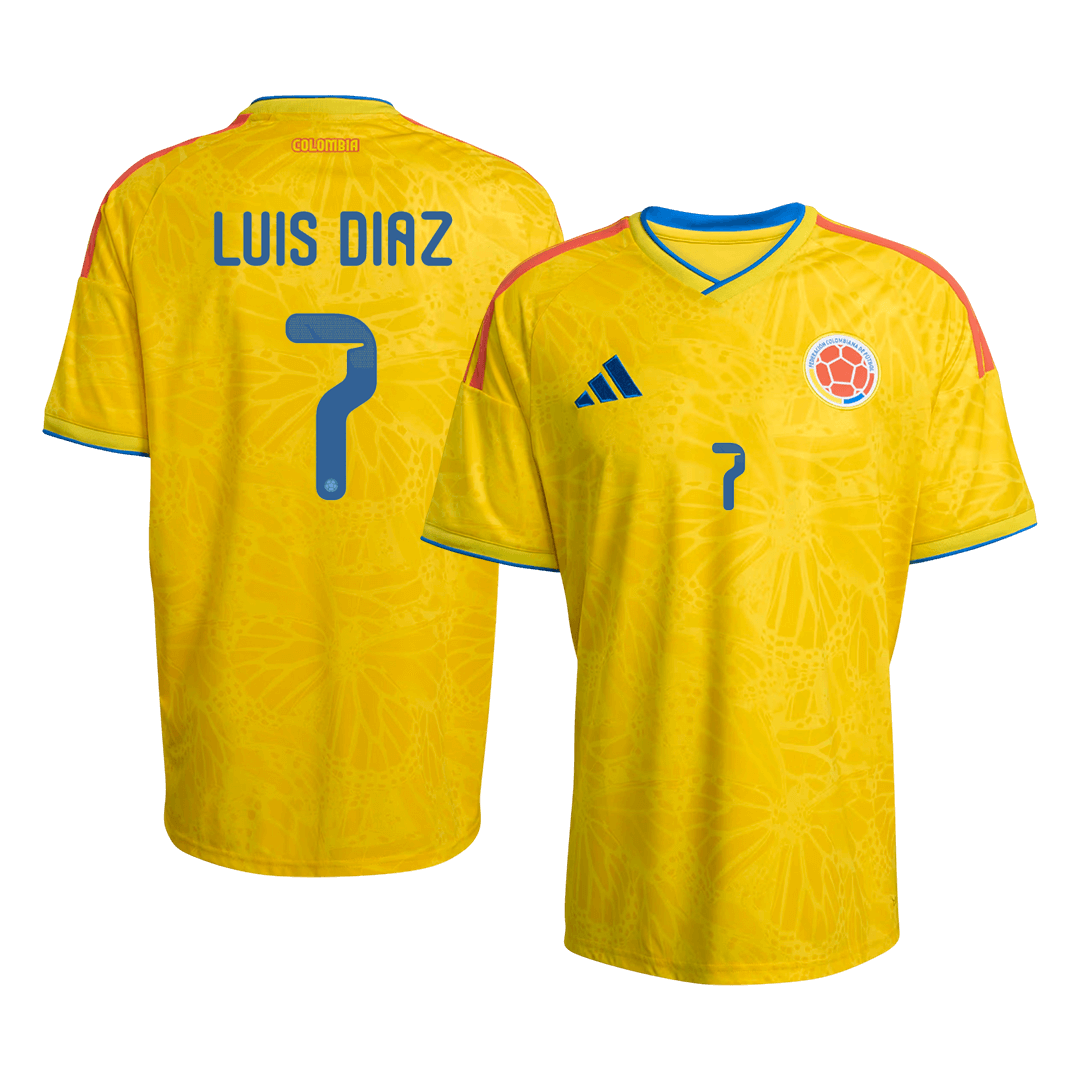 LUIS DíAZ #7 Colombia Home Soccer Jersey World Cup 2026 - gogoalshop