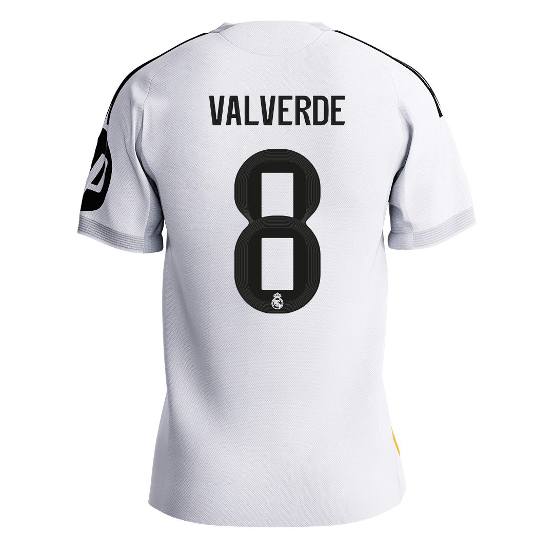VALVERDE #8 Real Madrid Home Player Version Jersey 2025/26 - gogoalshop