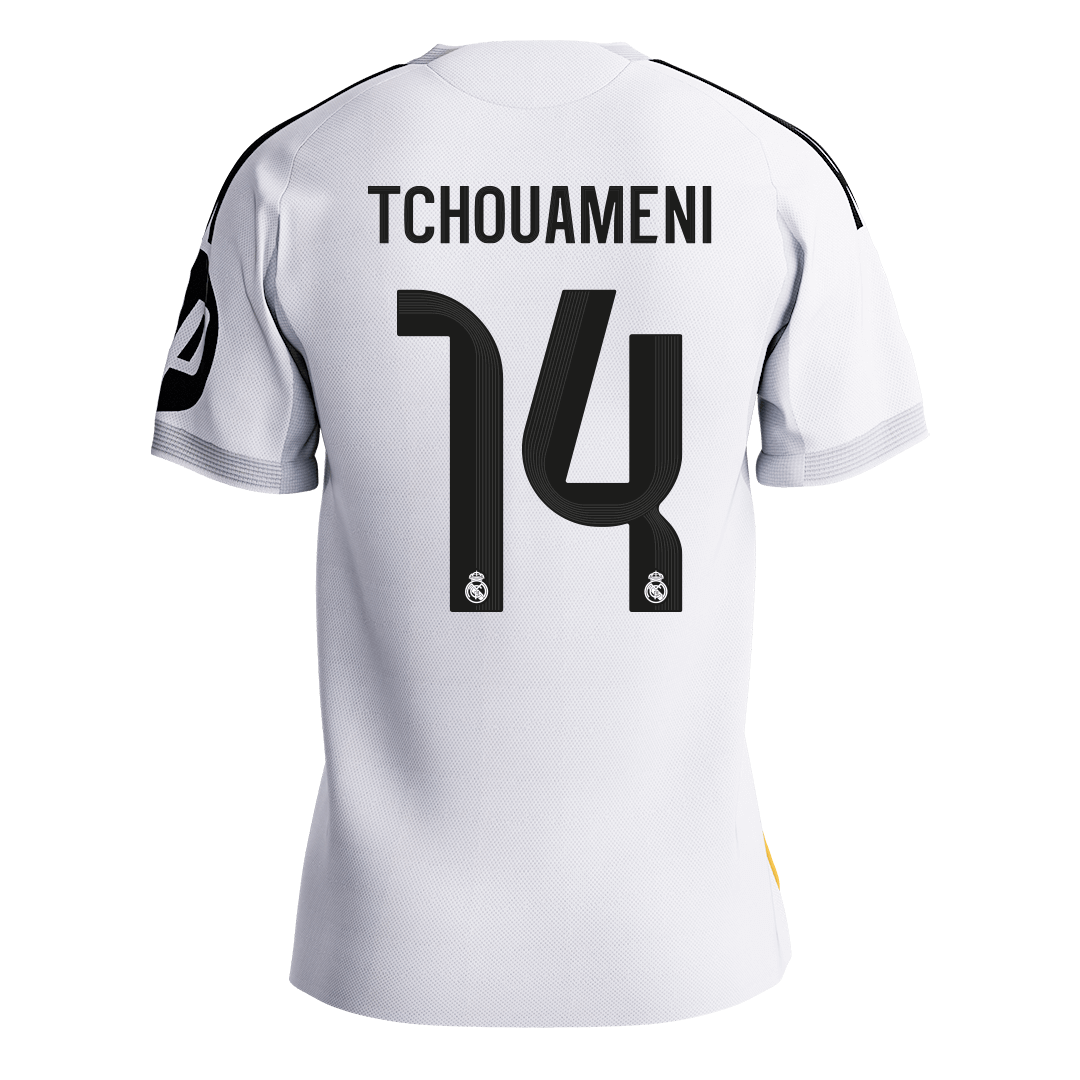 TCHOUAMENI #14 Real Madrid Home Player Version Jersey 2025/26 - gogoalshop