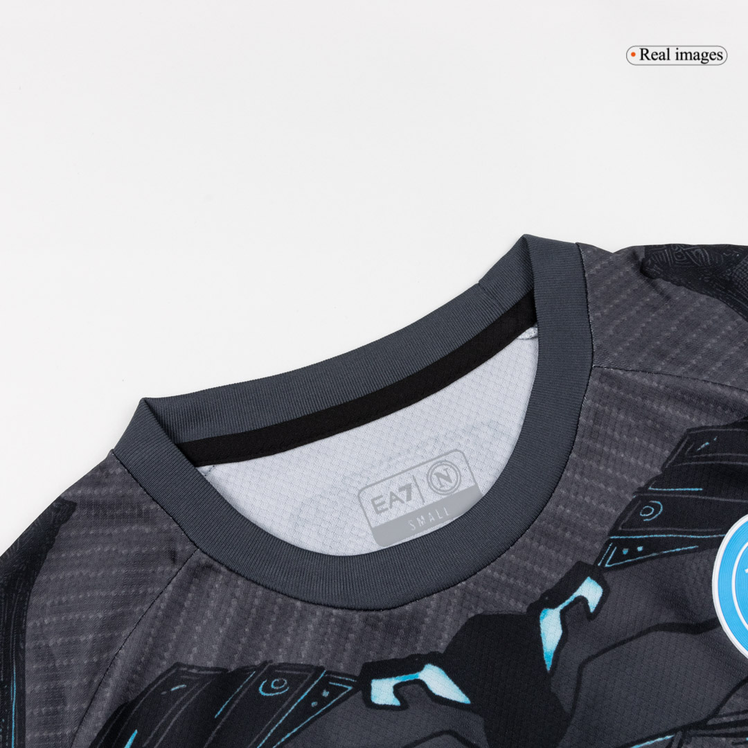 Napoli Pre-Match Soccer Jersey 2025/26 Black - gogoalshop