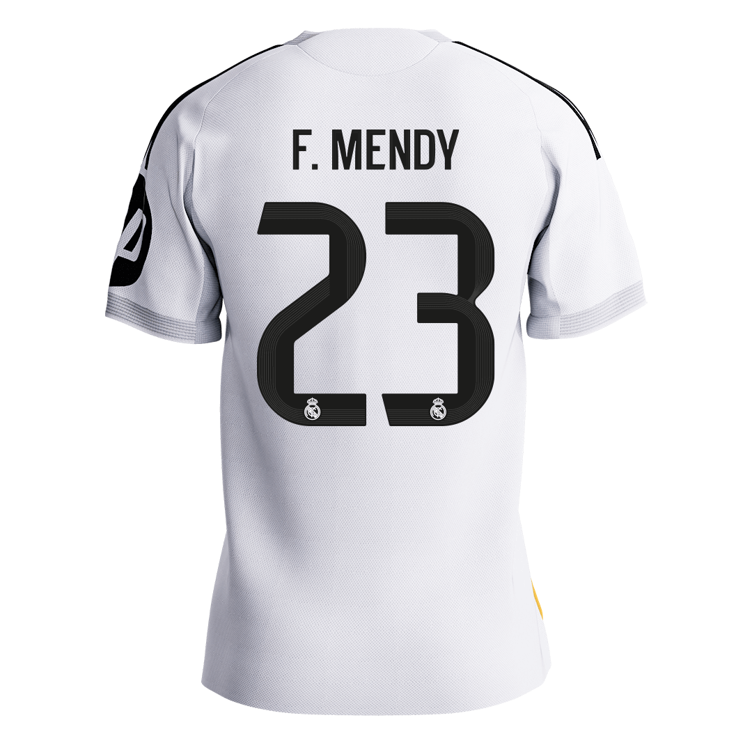 F.MENDY #23 Real Madrid Home Player Version Jersey 2025/26 - gogoalshop