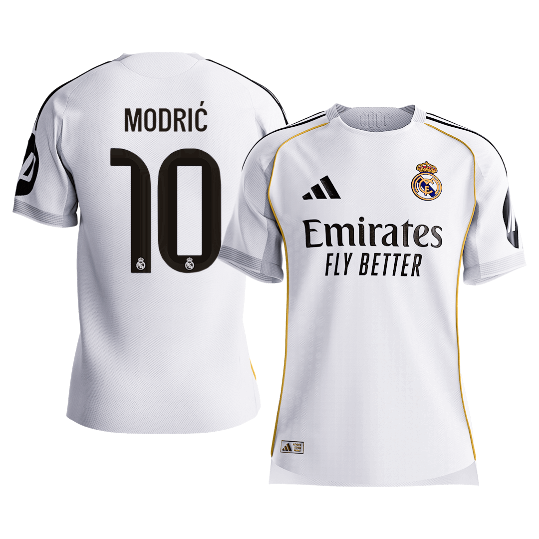 MODRIĆ #10 Real Madrid Home Player Version Jersey 2025/26 - gogoalshop