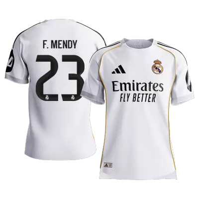 F.MENDY #23 Real Madrid Home Authentic Soccer Jersey 2025/26 - gogoalshop